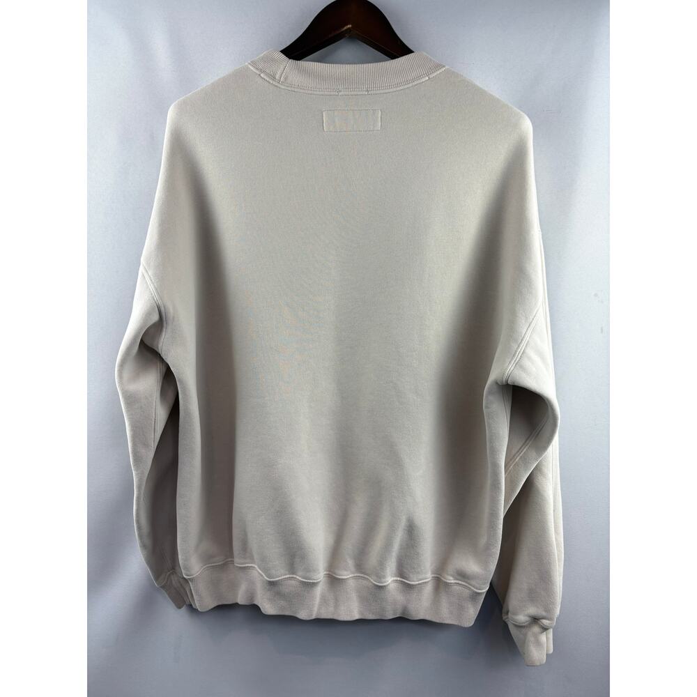 Men’s Abercrombie & Fitch Medium Cream Oversized Crewneck - Picture 3 of 5